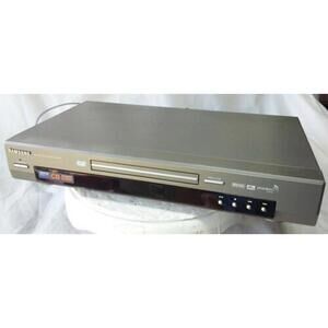 Samsung DVD-S221 Progressive Scan DVD CD Player Silver Tested Works